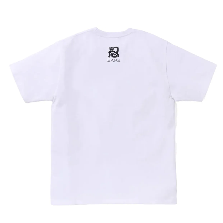 BAPE Ninja College Tee White