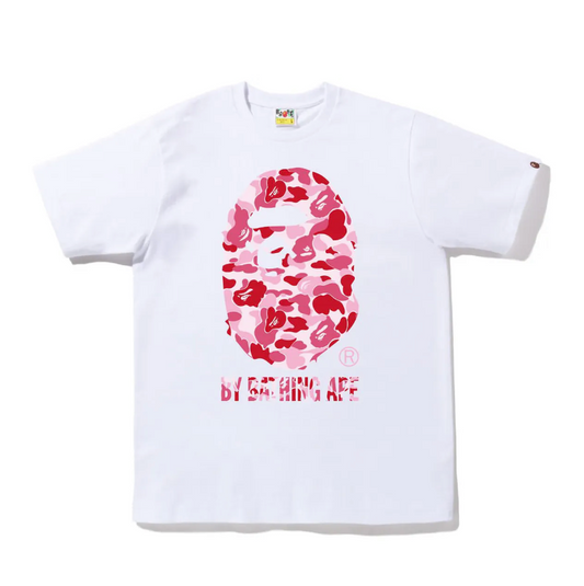 BAPE ABC Camo By Bathing Ape Tee White/Pink