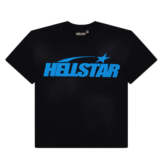 Hellstar Classic T-Shirt Black/Blue (Gel Print)