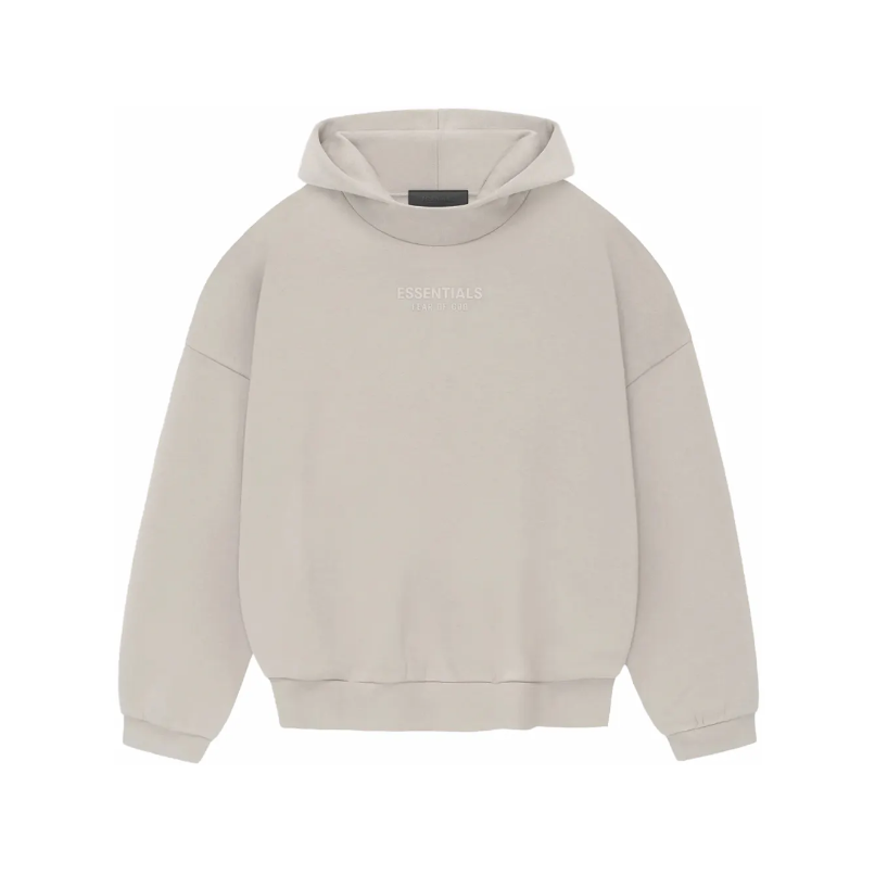 Fear of God Essentials Hoodie Silver Cloud